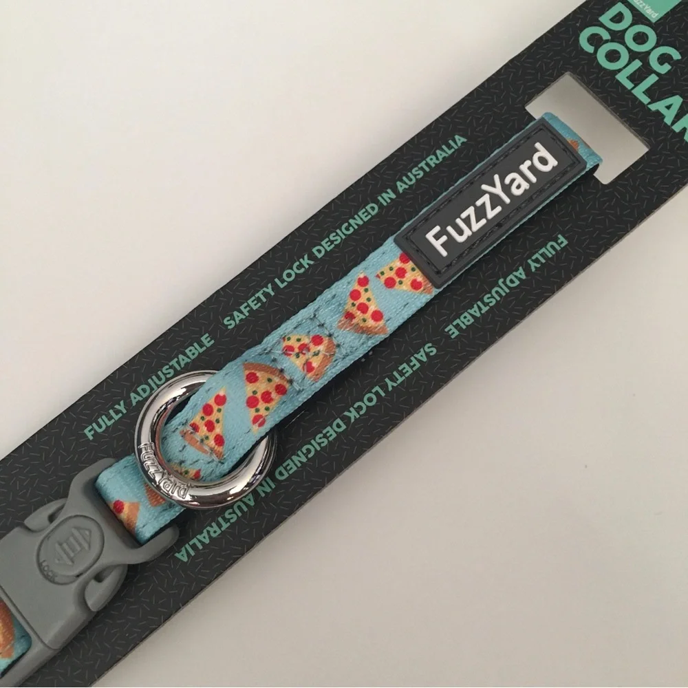 Dog Collar (S) Pepperoni Pizza Print for Small Dogs Adjustable NEW FuzzYard